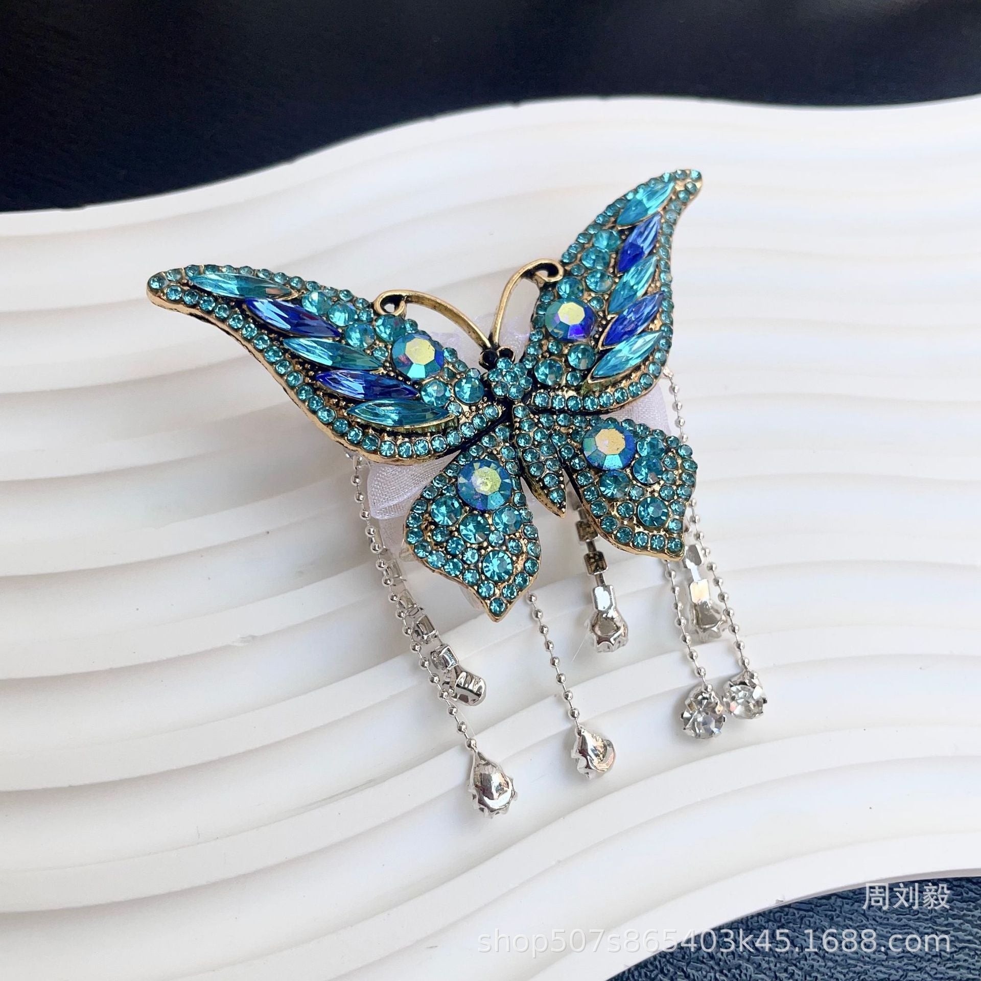 Wholesale Crystal and Rhinestone Butterfly Bead Charm