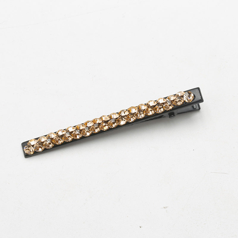 Wholesale Rhinestone Side Hairpins Duckbill Clip for Broken Hair