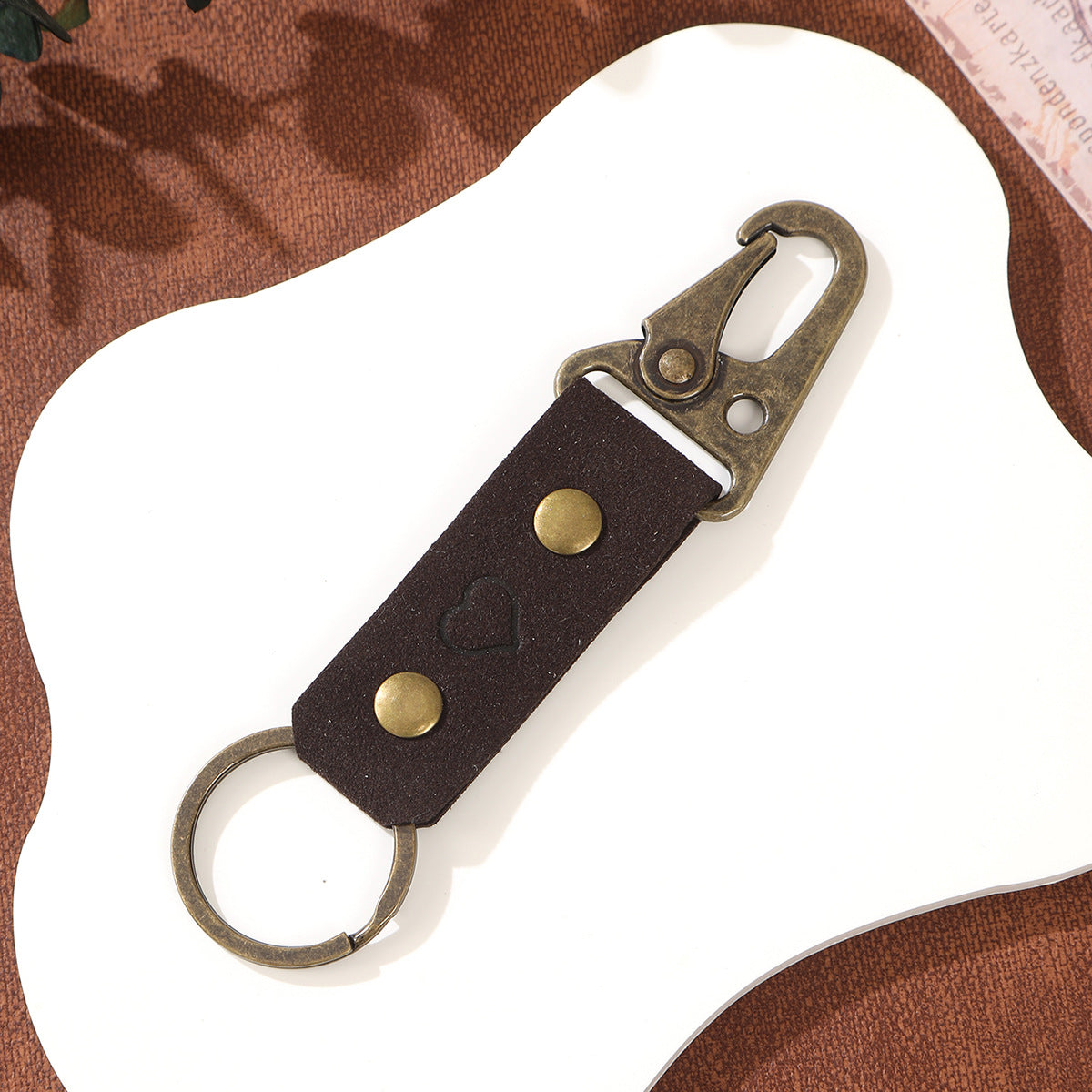 Wholesale Vintage Style Leopard Woven Keychains