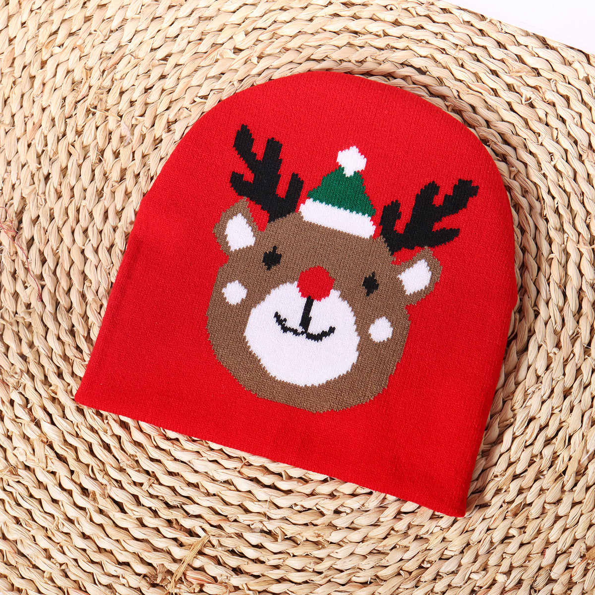 Wholesale Christmas Warm Windproof Atmosphere Knitted Hat