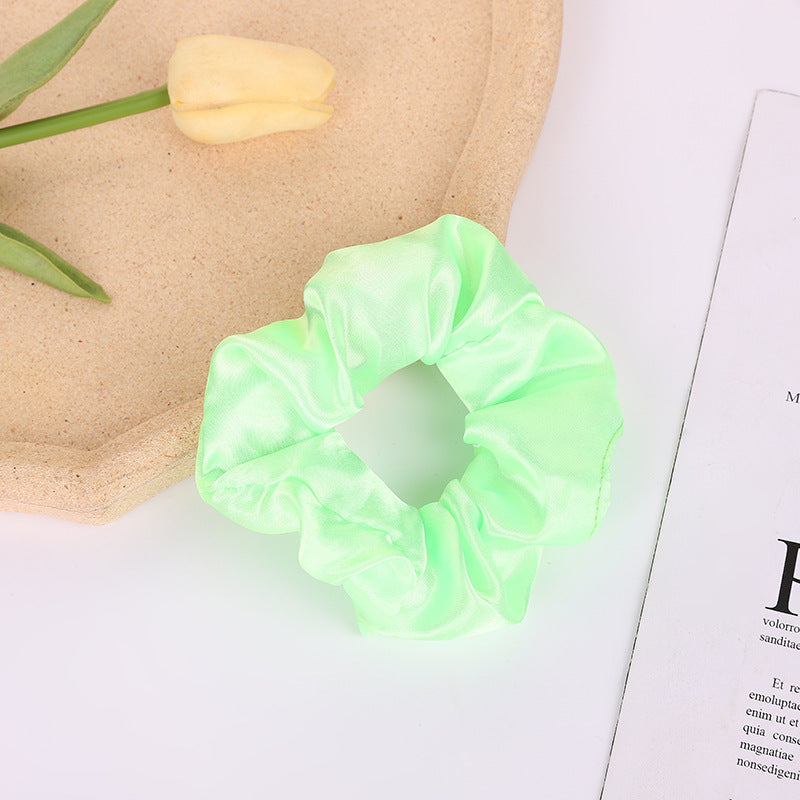 Wholesale 2pcs/pack LED glowing large intestine hair ring female LED night disco luminous head rope horsetail head jewelry