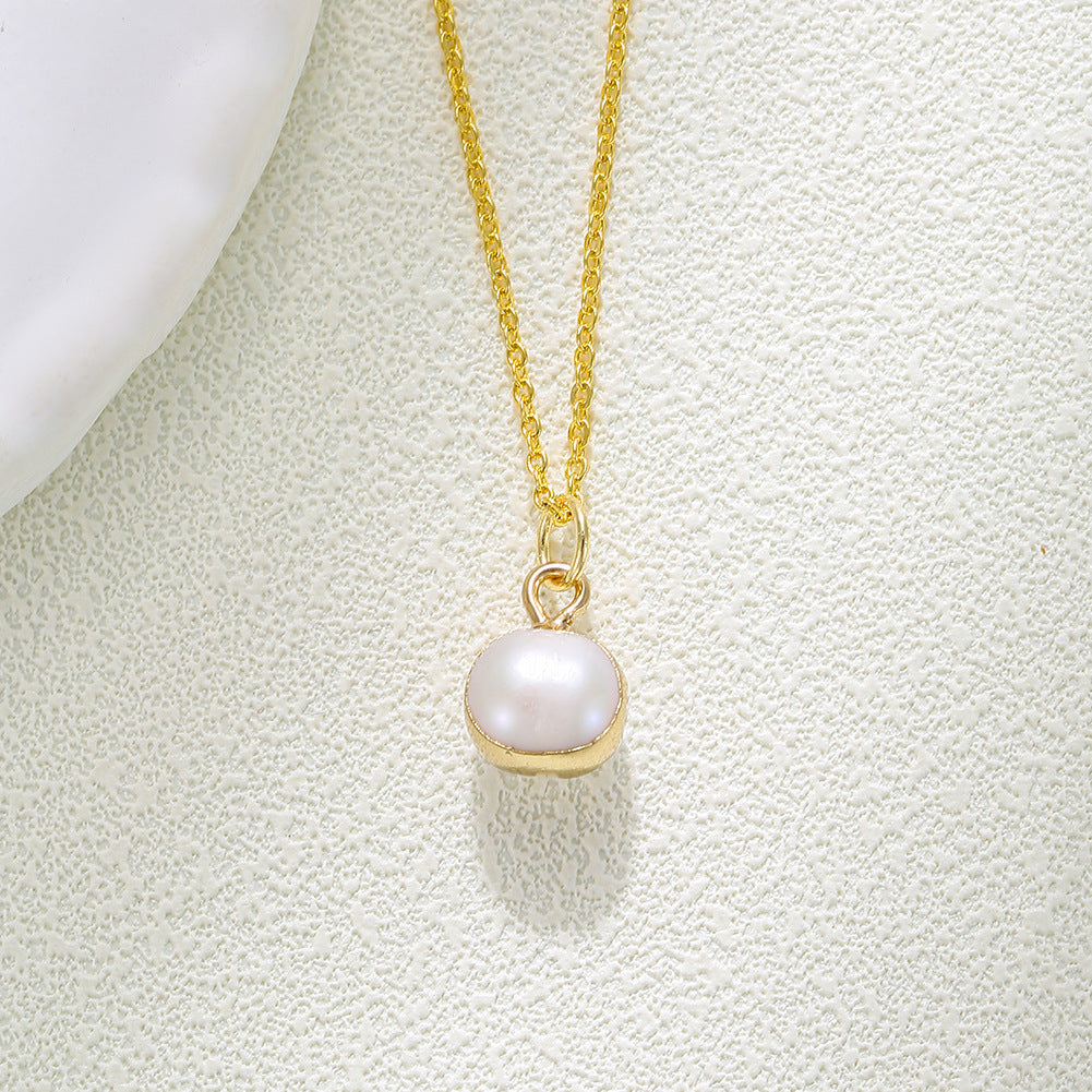 Wholesale Natural Freshwater Pearl Special-Shaped Necklace
