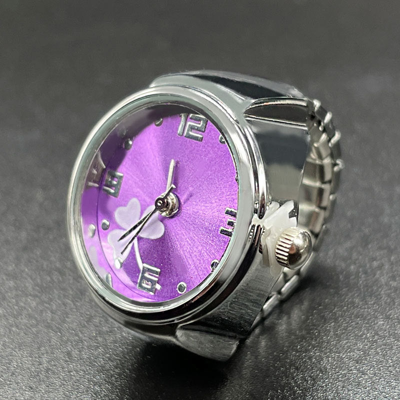 Wholesale [Ring Watch] fashion men and women couple alloy shell ring watch