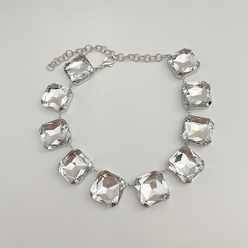 Wholesale Heart Shine Rhinestone Necklaces