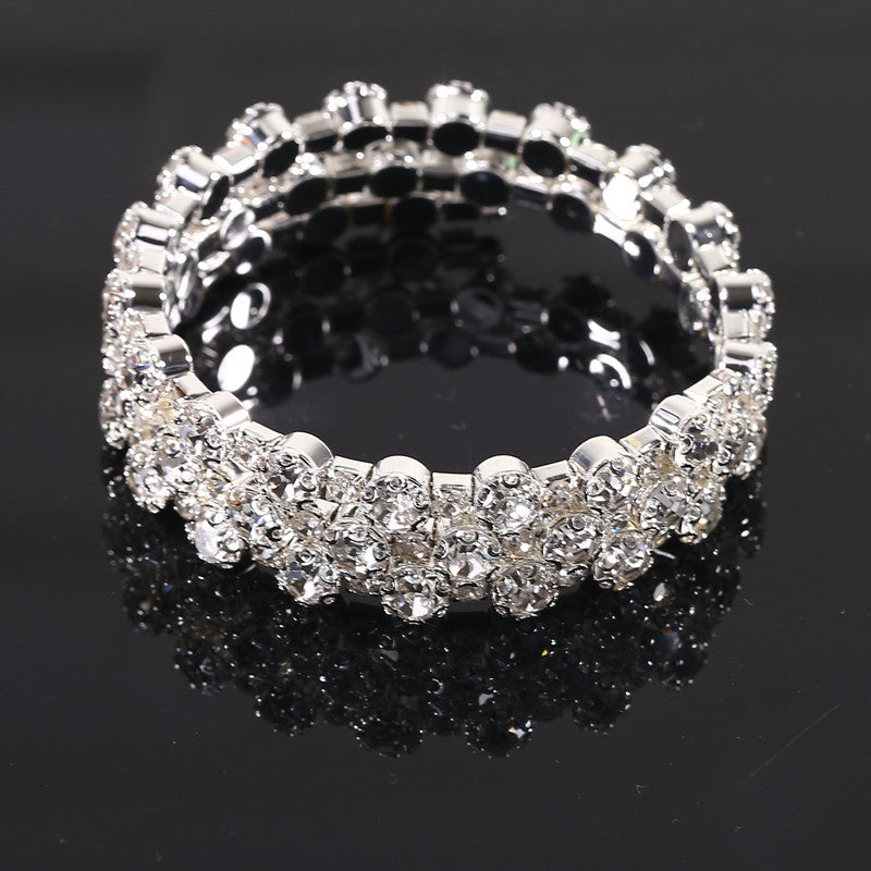 Wholesale Multi-layer Wrapped Zircon Bracelets