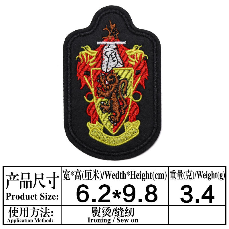 Wholesale 9 Pack Embroidered Iron On Cloth Patches Badges For Casual Clothing And DIY Craft Supply