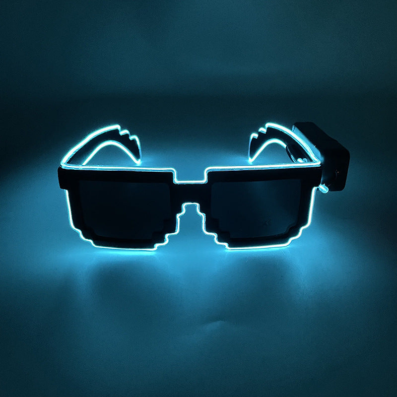 Wholesale Bar nightclub wireless luminous glasses sunglasses party LED disco atmosphere props