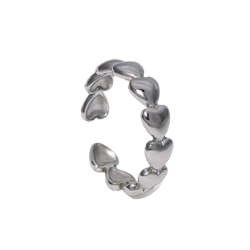 Wholesale Love Titanium Steel Open Ring
