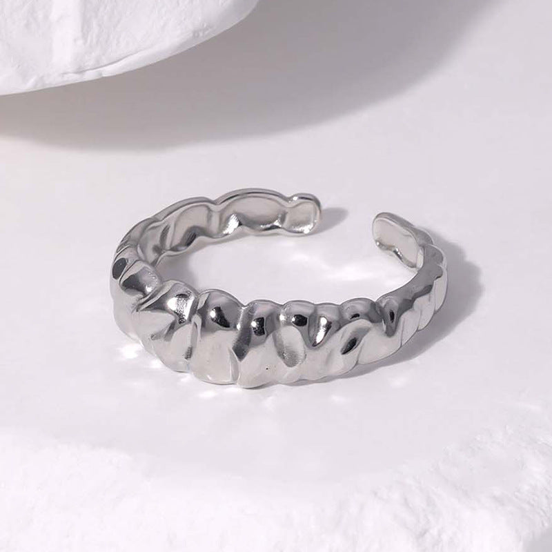 Wholesale Open-Style Stainless Steel Ring — Minimalist &  Understated Design ( Non-Fading)