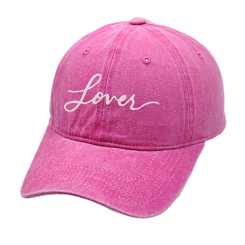 Wholesale Valentine's Day Lover Embroidered Cotton Baseball Hat