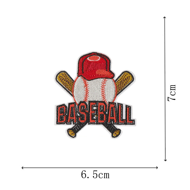 Wholesale Bow Cartoon Baseball DIY Patches