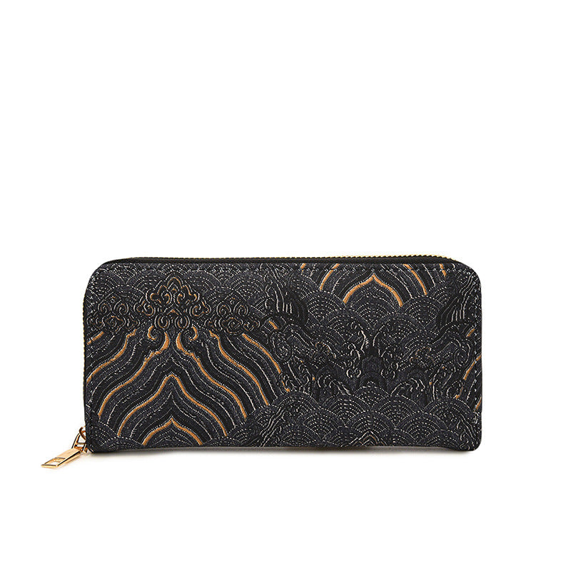 Wholesale Ancient Style Pattern Series Long Wallet