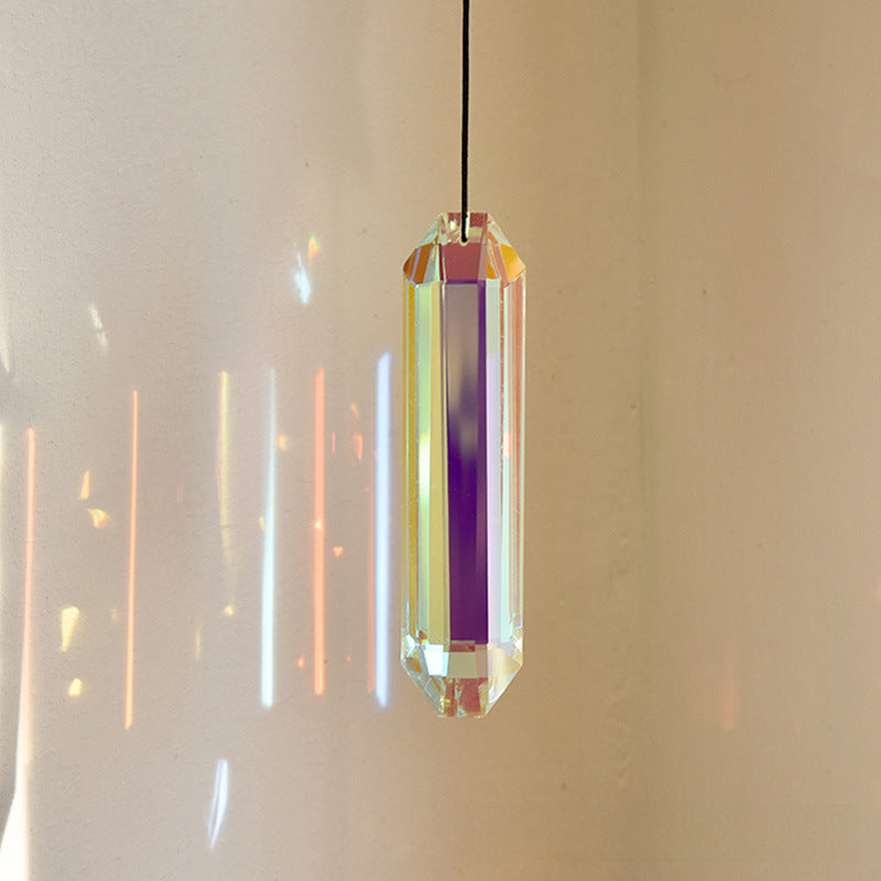 Wholesale Sun Catcher Crystal Rainbow Prism Window Bedroom Pendant DIY Accessories Symphony Wall Decor Wind Chime
