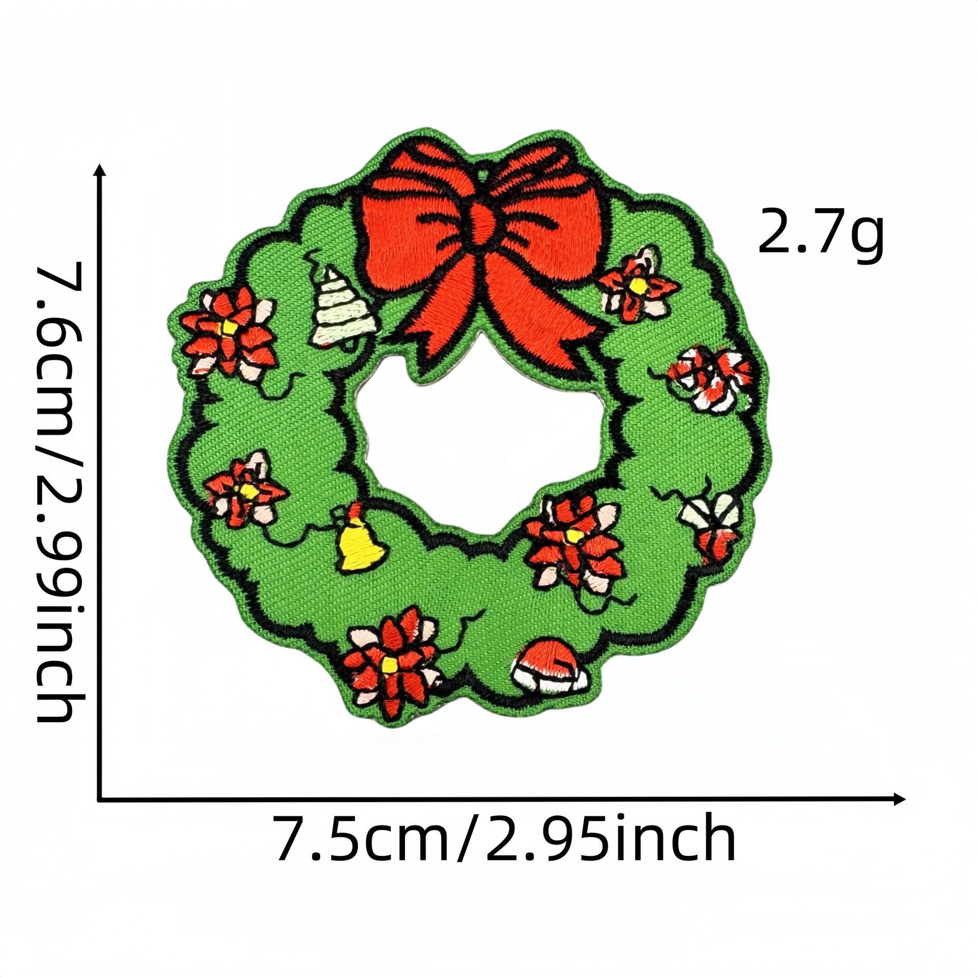 Wholesale Christmas Series Embroidered Cloth Patch Cartoon