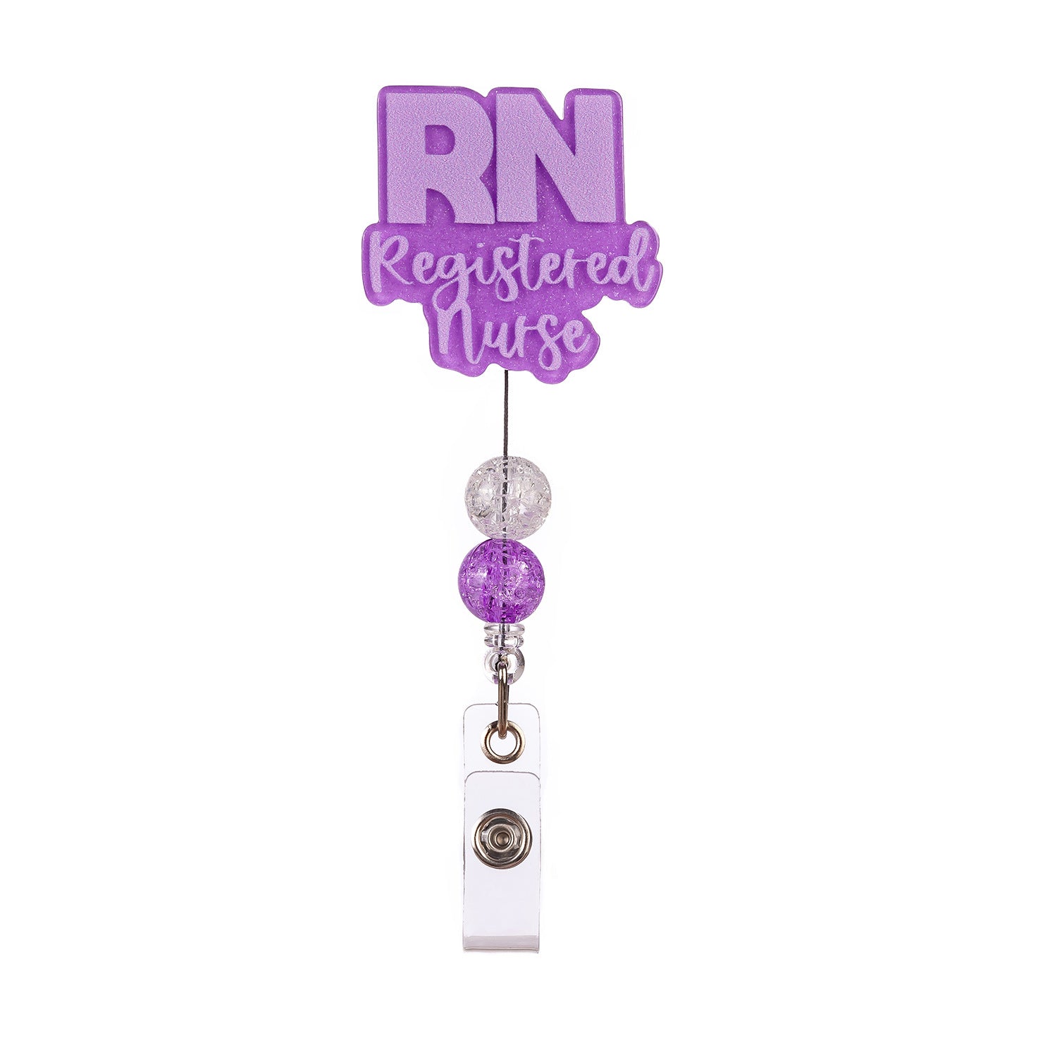 Wholesale Acrylic medical retractable easy-pull keychain