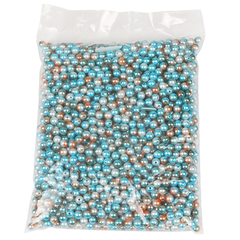 Wholesale 10mm Dual Color Gradient Beads ABS Imitation Pearl DIY Bead Accessories