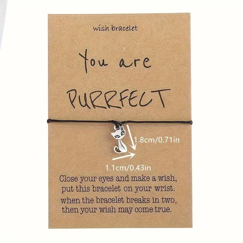 Wholesale Animal alloy pendant with adjustable hand woven bracelet