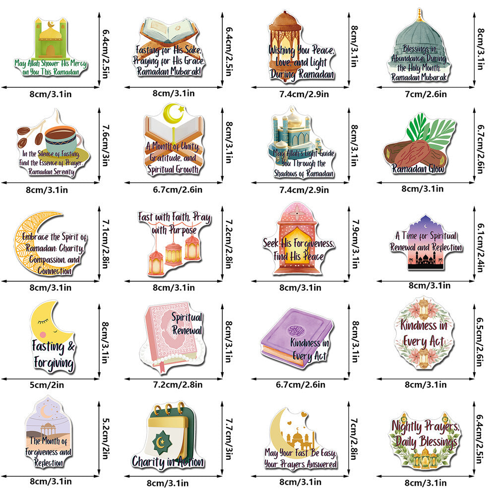 Wholesale  PVC soft magnetic car stickers holiday motto magnetic stickers