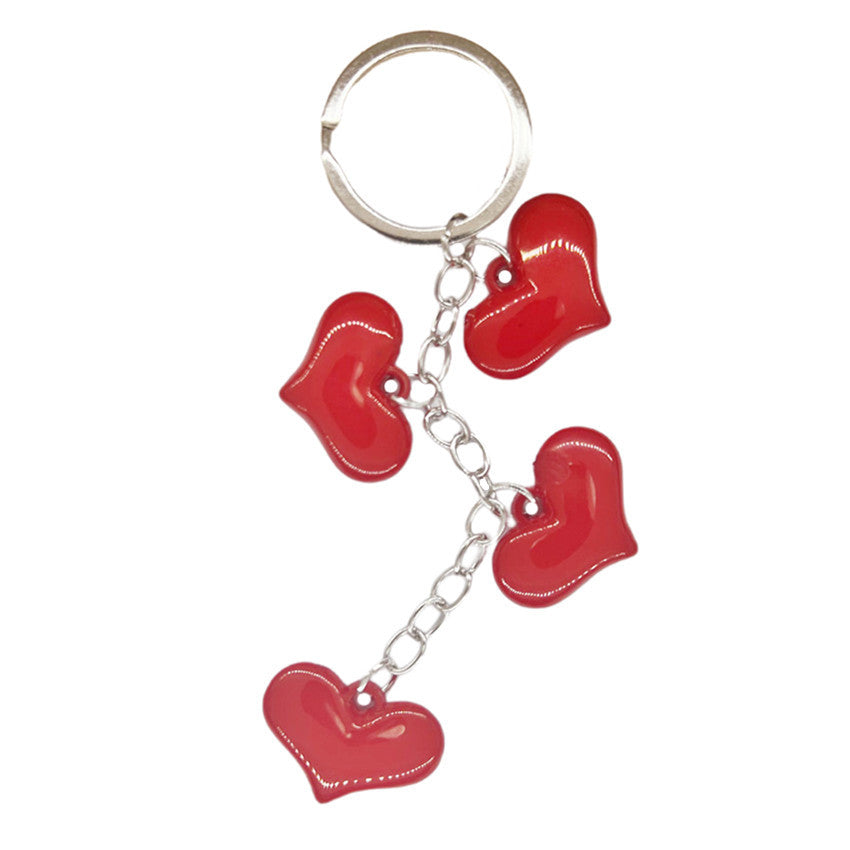 Keychain de corazón acrílico de San Valentín al por mayor