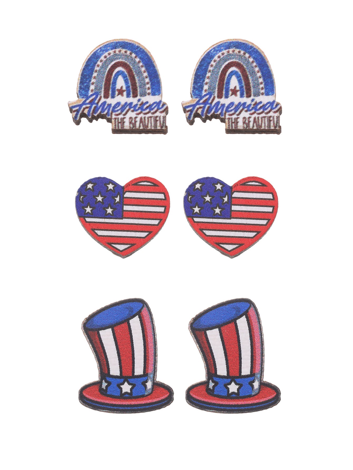 Wholesale Teacher's Day Cute Smiley Apple Drawing Board Wooden Earrings