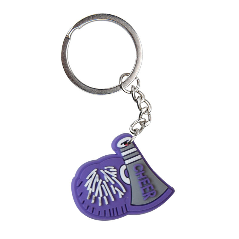 Llavero de la escuela de la escolar de la animadora de aleación de zinc al por mayor