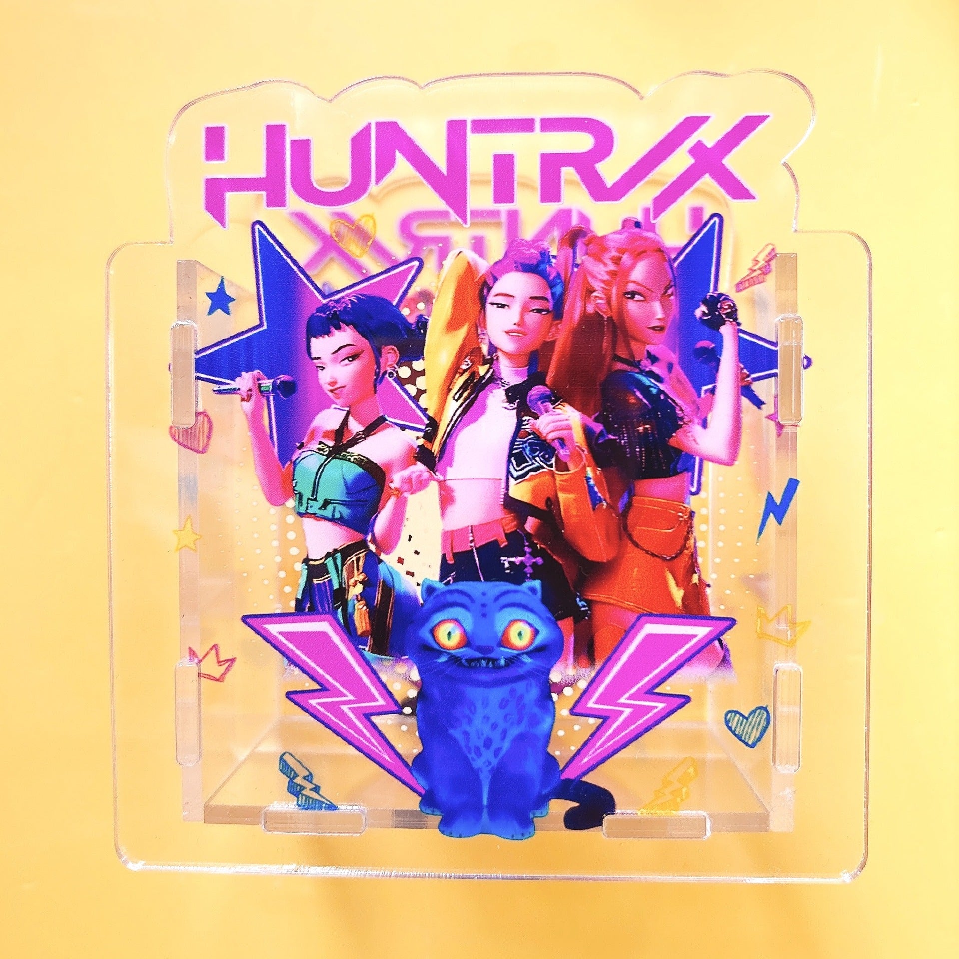 Wholesale New acrylic pen holder pencil box stationery storage 10cm