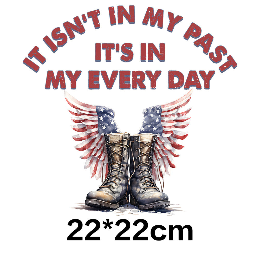 Wholesale Veteran  Letters UV DTF Ready To Press Transfers Wraps