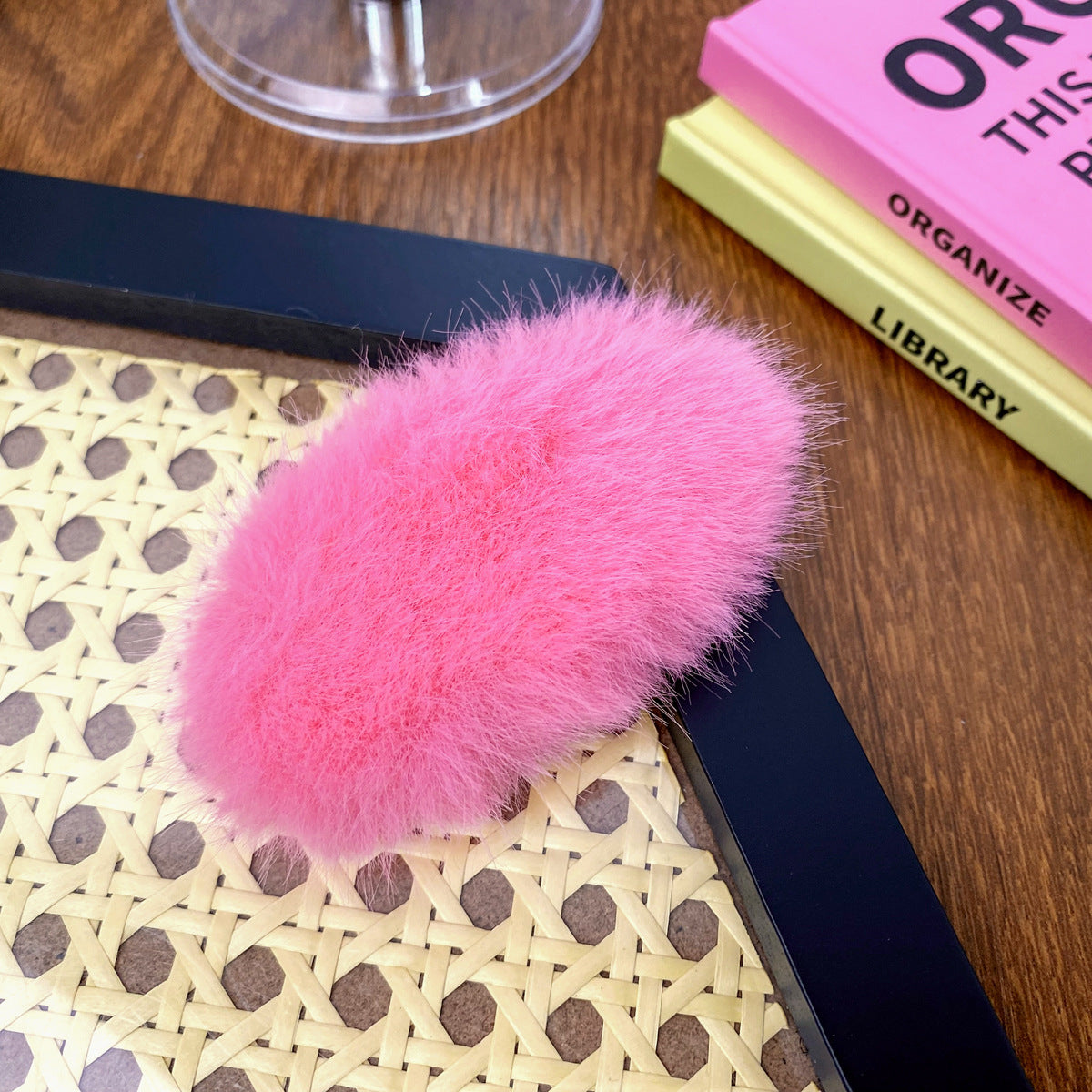 Wholesale Autumn and Winter Plush Hair Clips