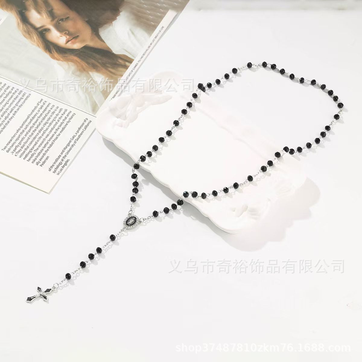 Wholesale  cross necklace sweet beauty necklace