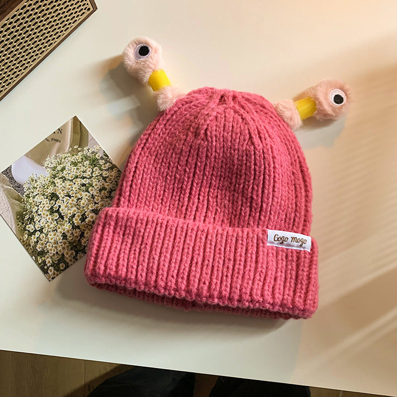 Wholesale Cute and Funny Frog Knitted Woolen Hat