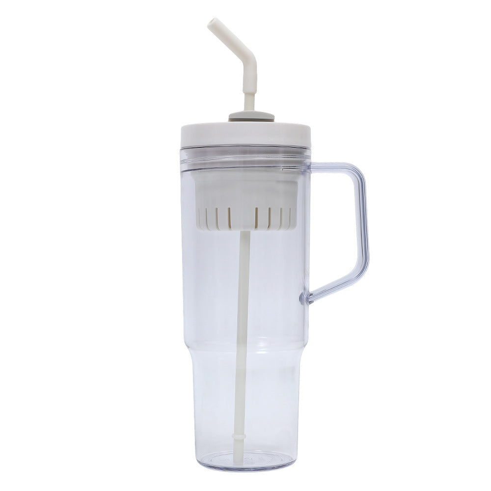 Wholesale 40oz The Handle Has A Large Capacity To Carry A Straw Plastic Cup