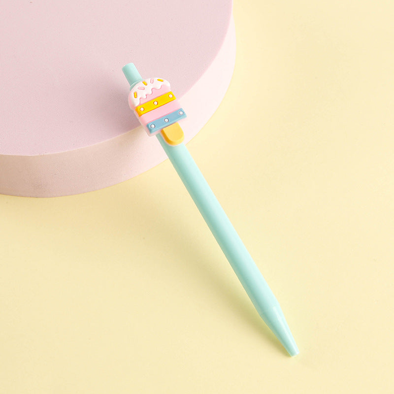Bolígrafo de helado de dibujos animados de plástico al por mayor
