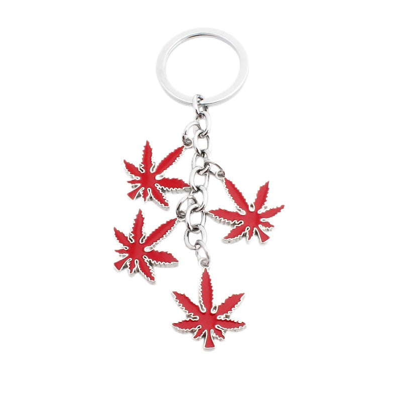Wholesale Creative Metal Plant Keychains
