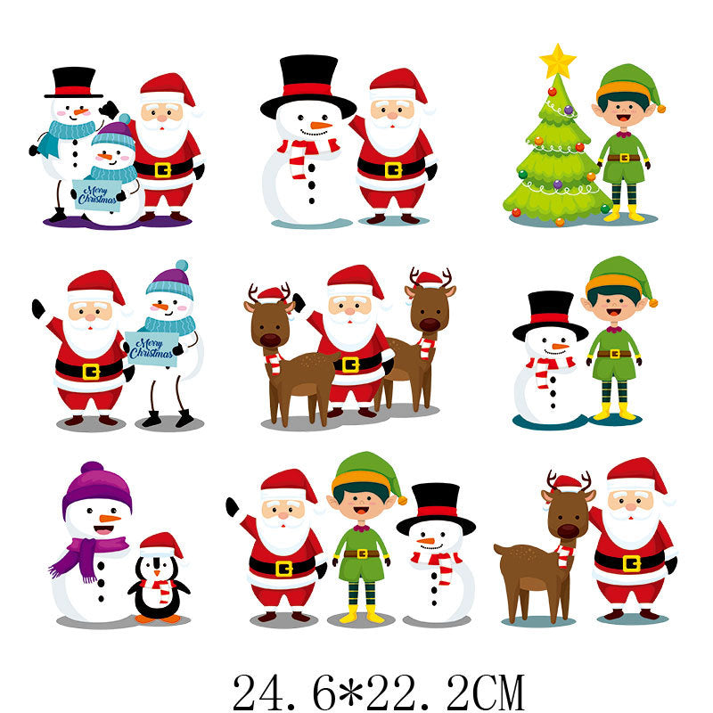 Wholesale Christmas Cartoon Heat Transfer Patterns  UV DTF Ready to Press Transfers Wraps
