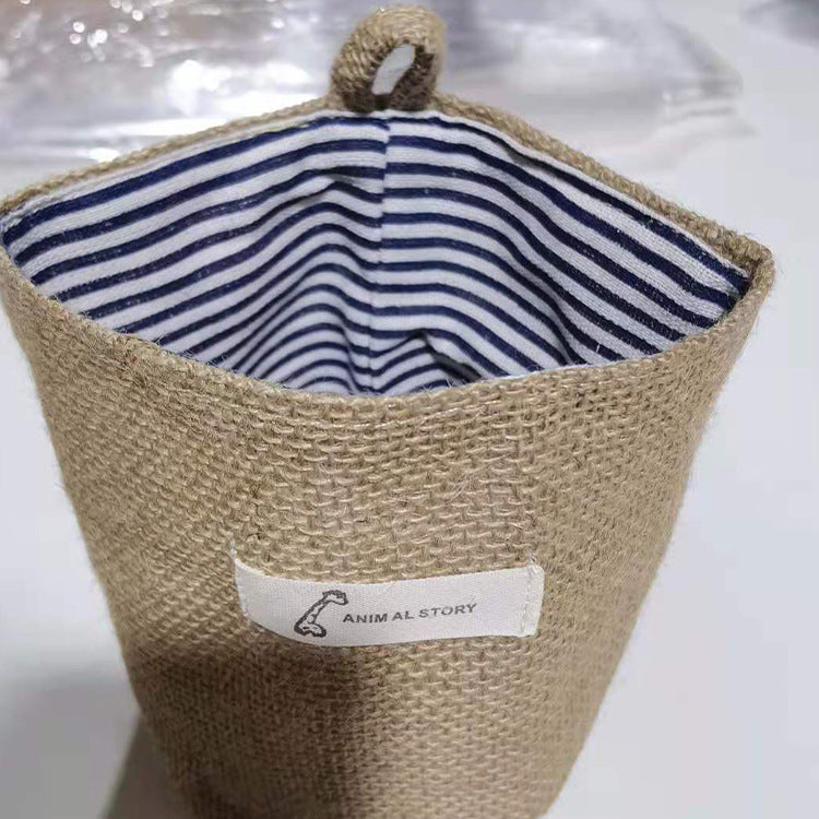 Wholesale Desktop Cotton and Linen Storage Bags