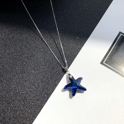 Wholesale S925 Sterling Silver Crystal Sparkling Diamond Necklace