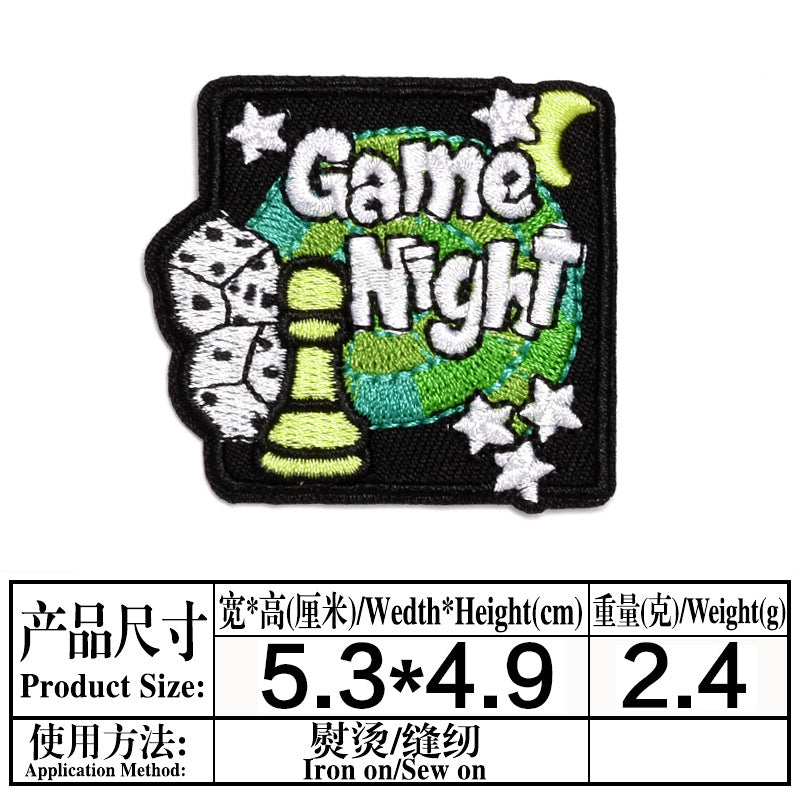 Wholesale Embroidered Cloth Stickers Cartoon Giraffe Animal Patch