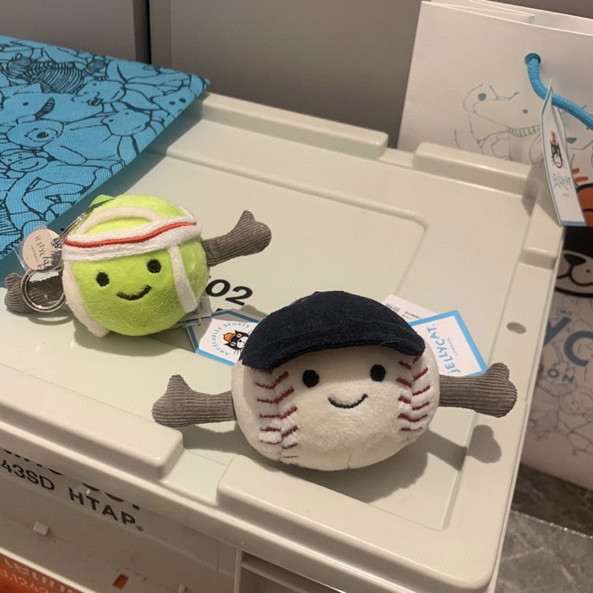 Wholesale High Version J Family Fun Sports Baseball Bag Hanging Ornaments Plush Doll Doll Keychain for Boys Day Gift