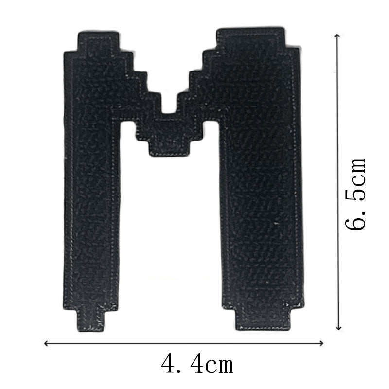 Wholesale Classic Black Embroidered Letter Patches Set Of 26 Adhesive Applique For Coat Repair DIY Craft Supply
