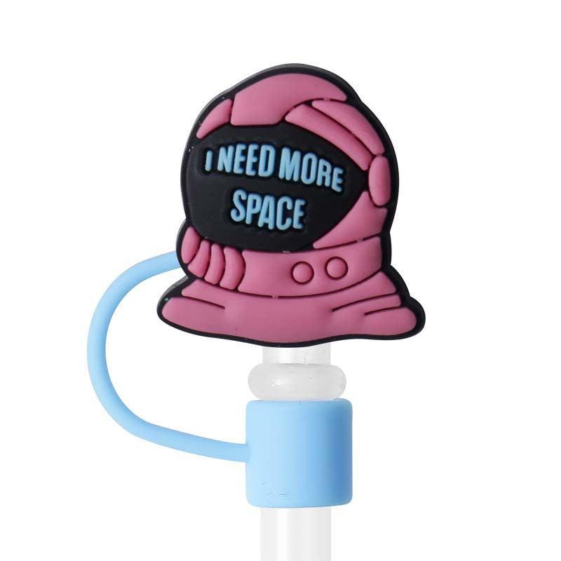 Wholesale 110pcs Cartoon Silicone Straw Cap Cup Accessories