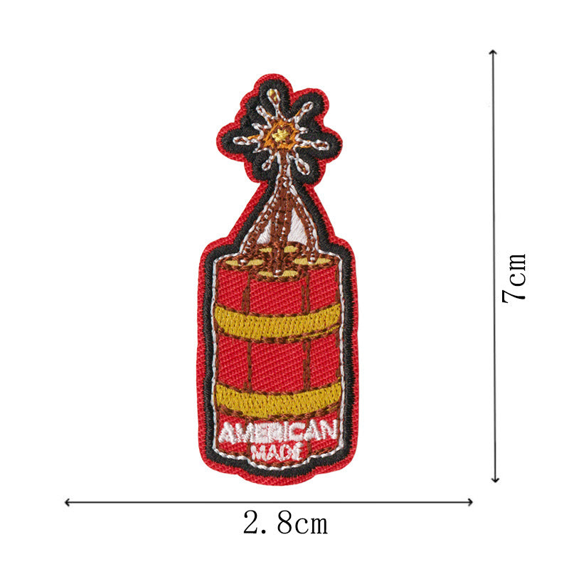 Wholesale Western Cowboy Embroidered Tactical Patch DIY Decorative Accessory For Backpacks Hats Towels