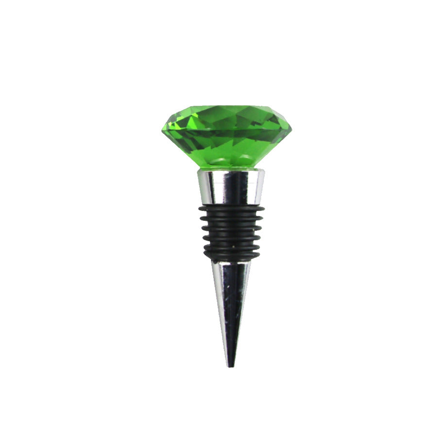 Wholesale Crystal Wine Bottle Cork Diamond Wine Stopper