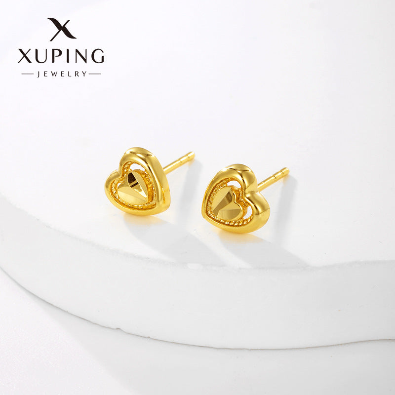 Wholesale Alloy Flower Simple and Compact Mini Summer High-end Fashion Earrings
