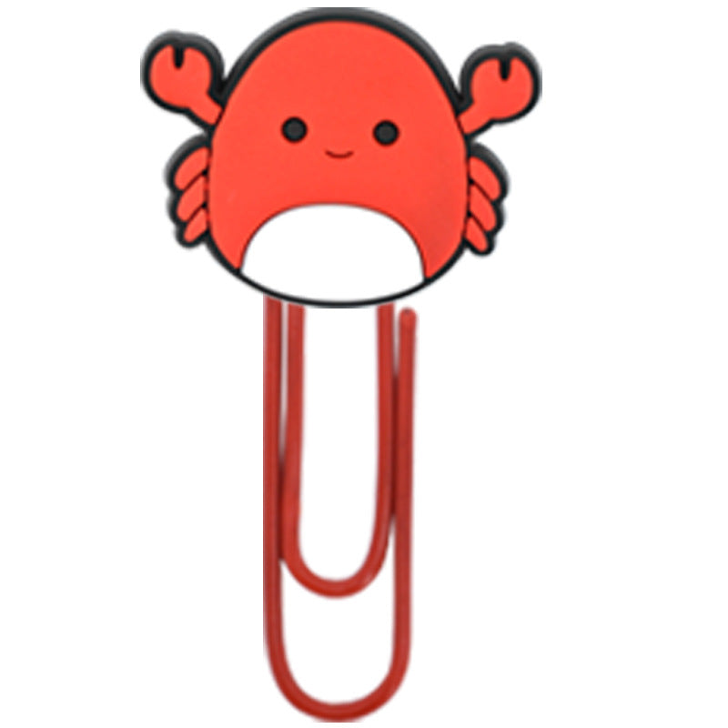 Wholesale Random 50pcs Cartoon Animal Paperclip Bookmarks