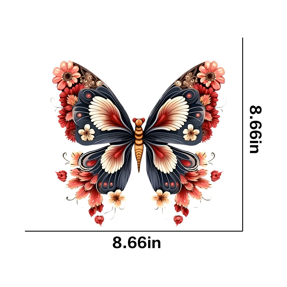 Wholesale Vintage Butterfly  UV DTF Ready to Press Transfers Wraps