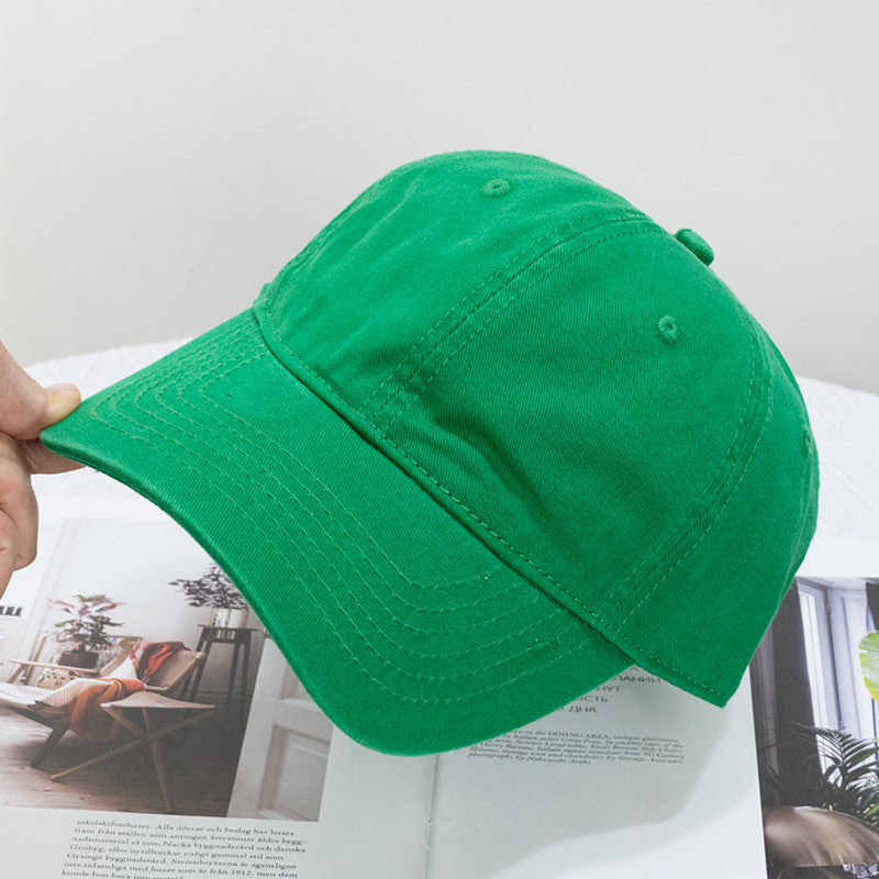 Wholesale Washed solid color street cap