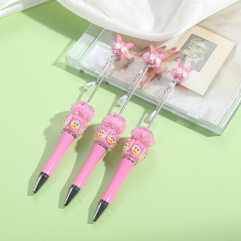Wholesale 10pcs Heavy Industry Cartoon Cute DIY Beaded Pen