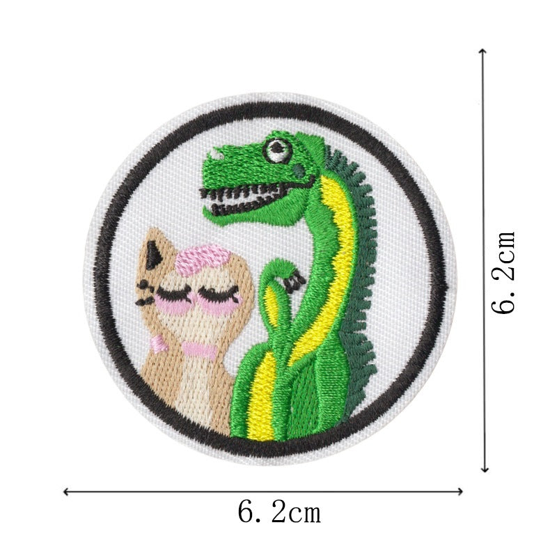Wholesale Stylish Funny Cartoon Embroidered Iron On Patch Set Of 8 No Sew Applique For Clothing And Backpacks Fashion Accessory Boutique Resale