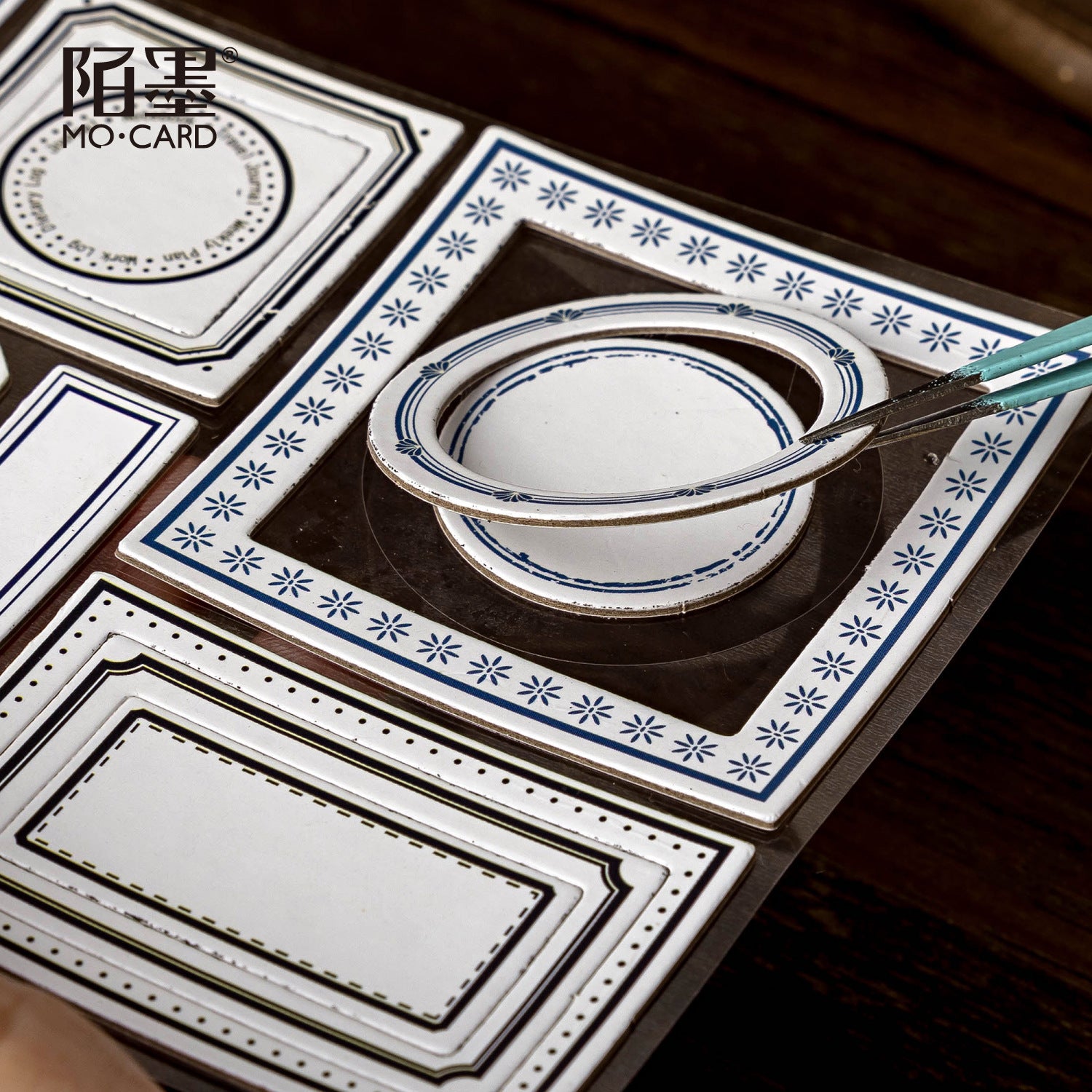 Wholesale Wholesale Momo hard card die-cut waste 3D three-dimensional stickers