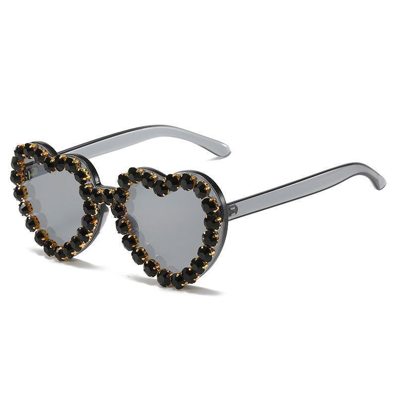 Wholesale Love Diamond Set PC Sunglasses